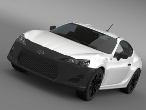 toyota 86 rc 2012 3D Model