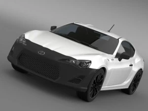 toyota 86 2012 Modelo 3D