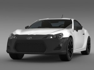toyota 86 rc 2012 3D Model