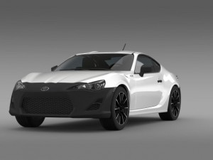 toyota 86 rc 2012 3D Model