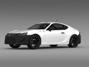 toyota 86 rc 2012 3D Model