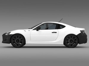 toyota 86 rc 2012 3D Model