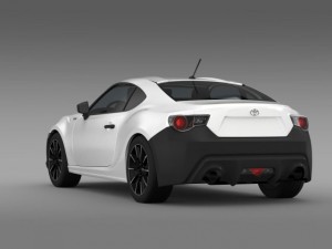toyota 86 rc 2012 3D Model