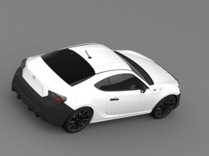 toyota 86 rc 2012 3D Model