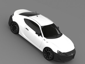 toyota 86 rc 2012 3D Model