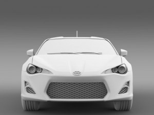 toyota 86 rc 2012 3D Model