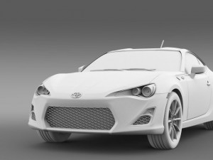 toyota 86 rc 2012 3D Model