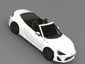 toyota ft 86 open concept 2013 3D Model