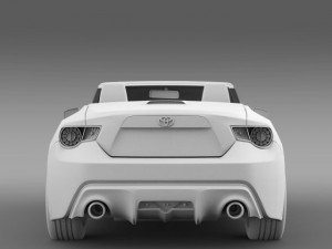 toyota ft 86 open concept 2013 Modèle 3D