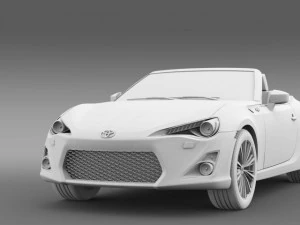 toyota ft 86 open concept 2013 3D Model