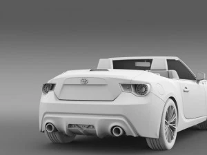 toyota ft 86 open concept 2013 3D Model