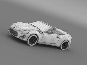 toyota ft 86 open concept 2013 3D Model