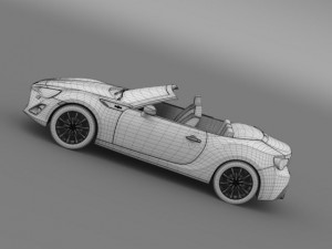 toyota ft 86 open concept 2013 Modèle 3D