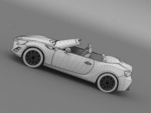 toyota ft 86 open concept 2013 3D Model