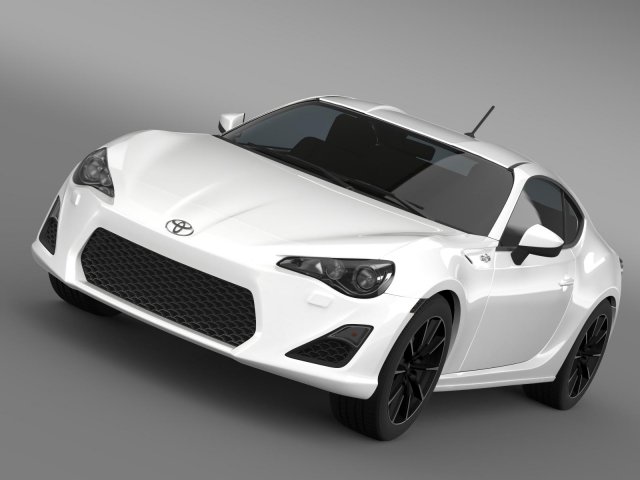 toyota g 86 2012 3D 모델 .c4d .max .obj .3ds .fbx .stl .blend