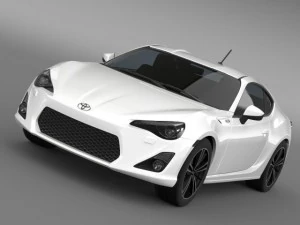 toyota gt 86 2012 Modelo 3D