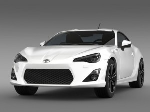 toyota gt 86 2012 3D Model