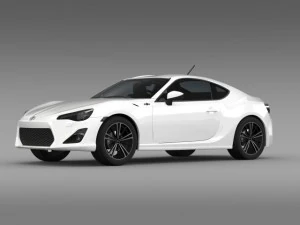 toyota gt 86 2012 3D Model