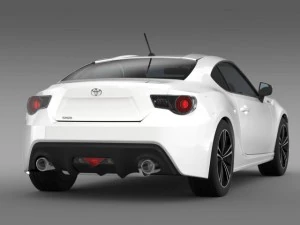 toyota gt 86 2012 3D Model