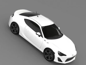toyota gt 86 2012 3D Model