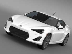 toyota gt 86 cup edition 2014 3D Model