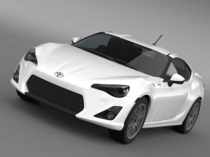 toyota gt 86 cup edition 2014 3D Model
