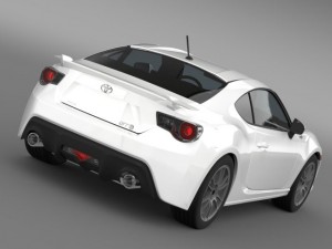 toyota gt 86 cup edition 2014 3D Modell