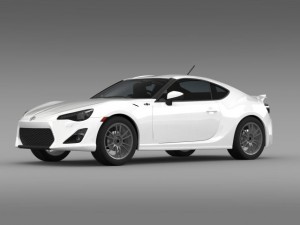 toyota gt 86 cup edition 2014 3D Modell