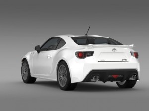 toyota gt 86 cup edition 2014 3D Modell