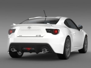 toyota gt 86 cup edition 2014 3D Modell