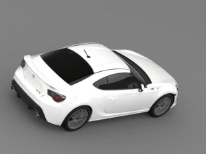 toyota gt 86 cup edition 2014 3D Model