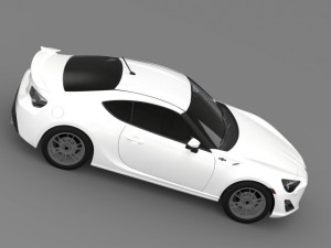 toyota gt 86 cup edition 2014 3D Modell