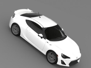 toyota gt 86 cup edition 2014 3D Modell