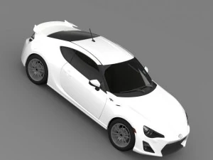 toyota gt 86 cup edition 2014 3D Model