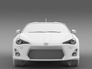 toyota gt 86 cup edition 2014 3D Modell