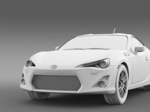 toyota gt 86 cup edition 2014 3D Modell