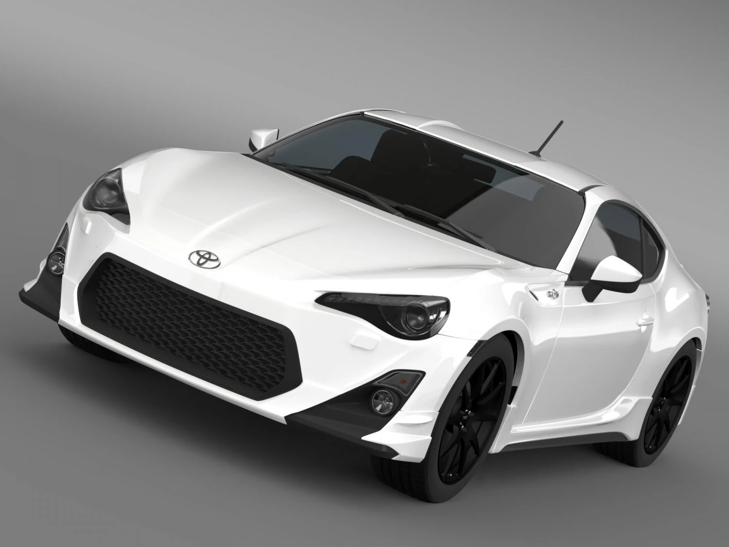 trd toyota 86 2013 3D Model .c4d .max .obj .3ds .fbx .stl .blend 