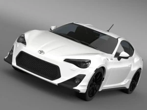 trd toyota 86 2013 Modello 3D