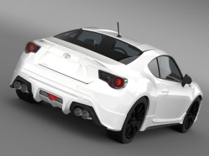 trd toyota 86 2013 3D Model