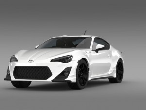 trd toyota 86 2013 3D Model