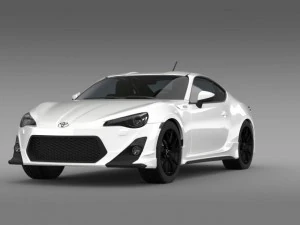 trd toyota 86 2013 3D Model