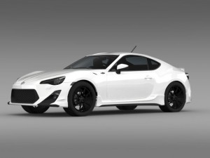 trd toyota 86 2013 3D Model