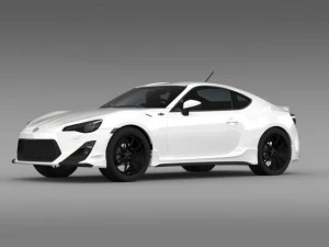 trd toyota 86 2013 3D Model