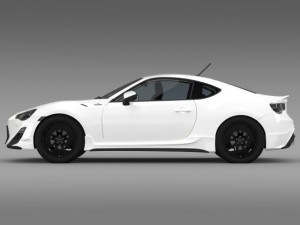 trd toyota 86 2013 3D Model