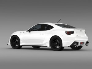 trd toyota 86 2013 3D Model