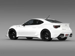 trd toyota 86 2013 3D Model