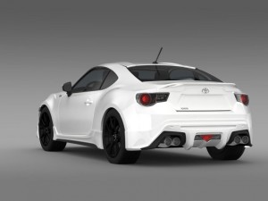 trd toyota 86 2013 3D Model
