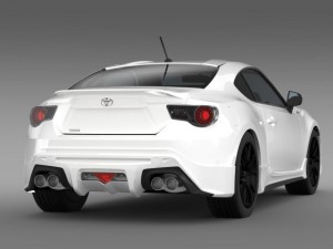 trd toyota 86 2013 3D Model