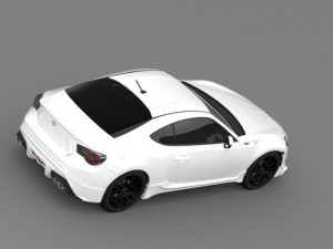 trd toyota 86 2013 3D Model