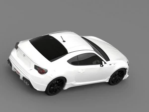 trd toyota 86 2013 3D Model